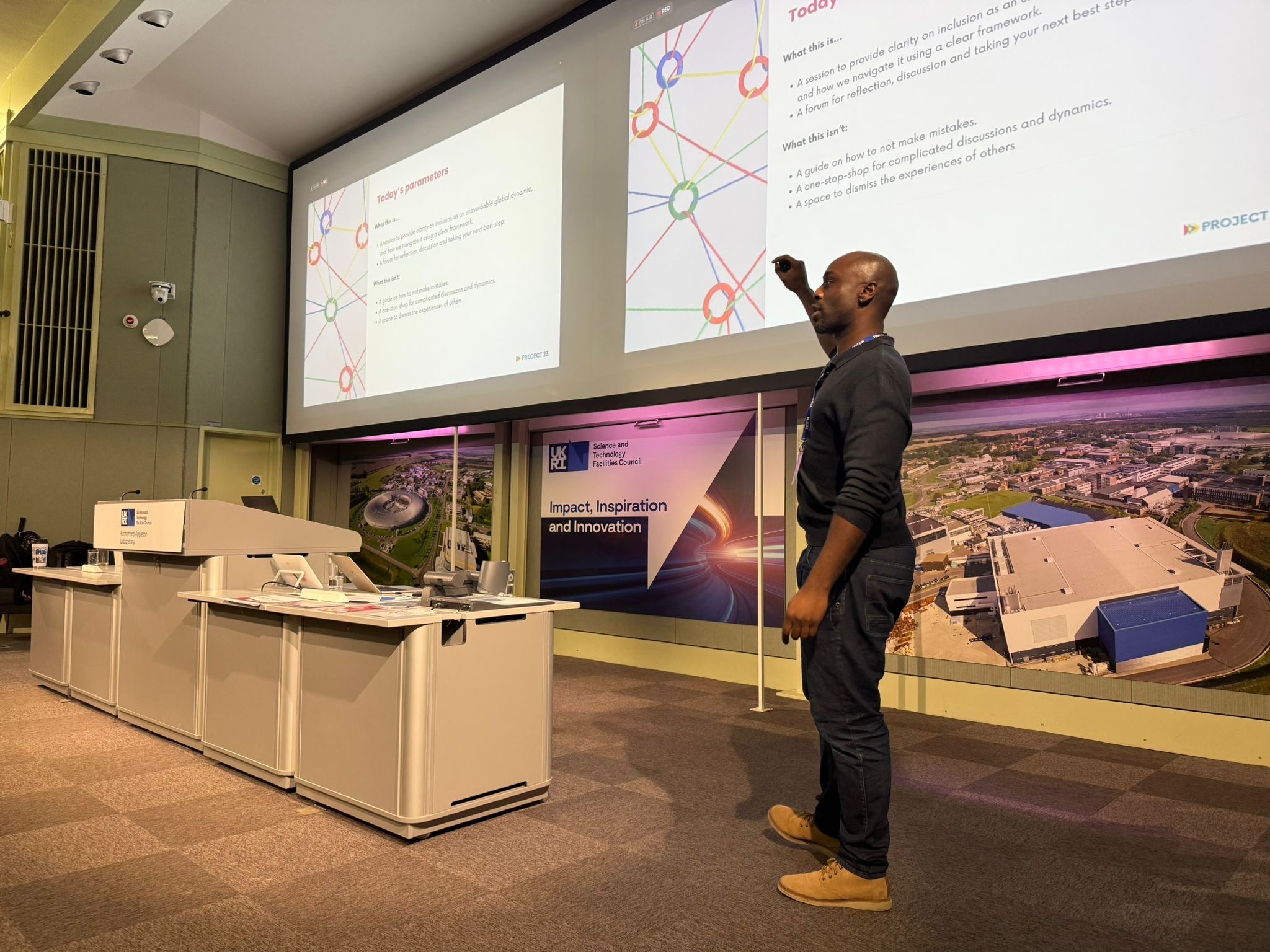 Ashley in workshop session