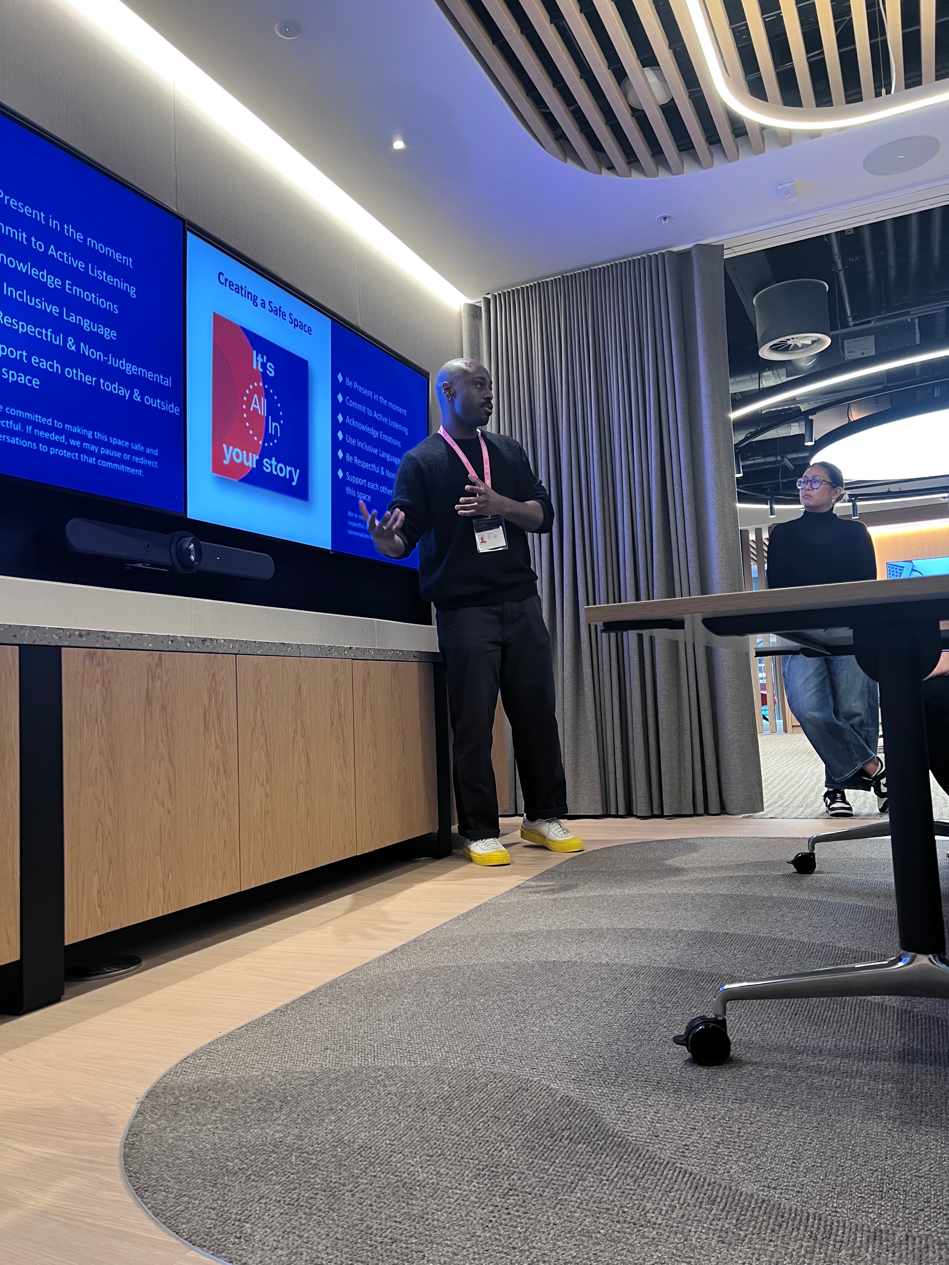 Ashley hosting a listening session