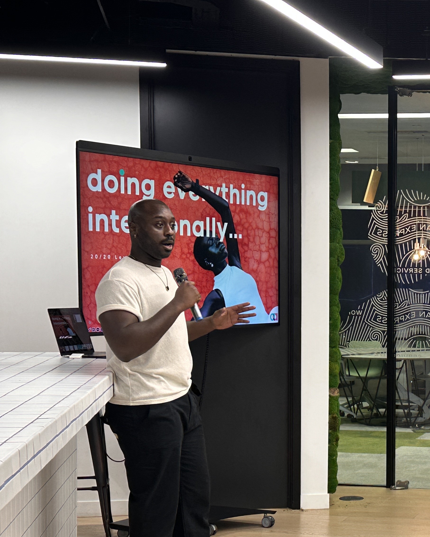 Ashley presenting on inclusion