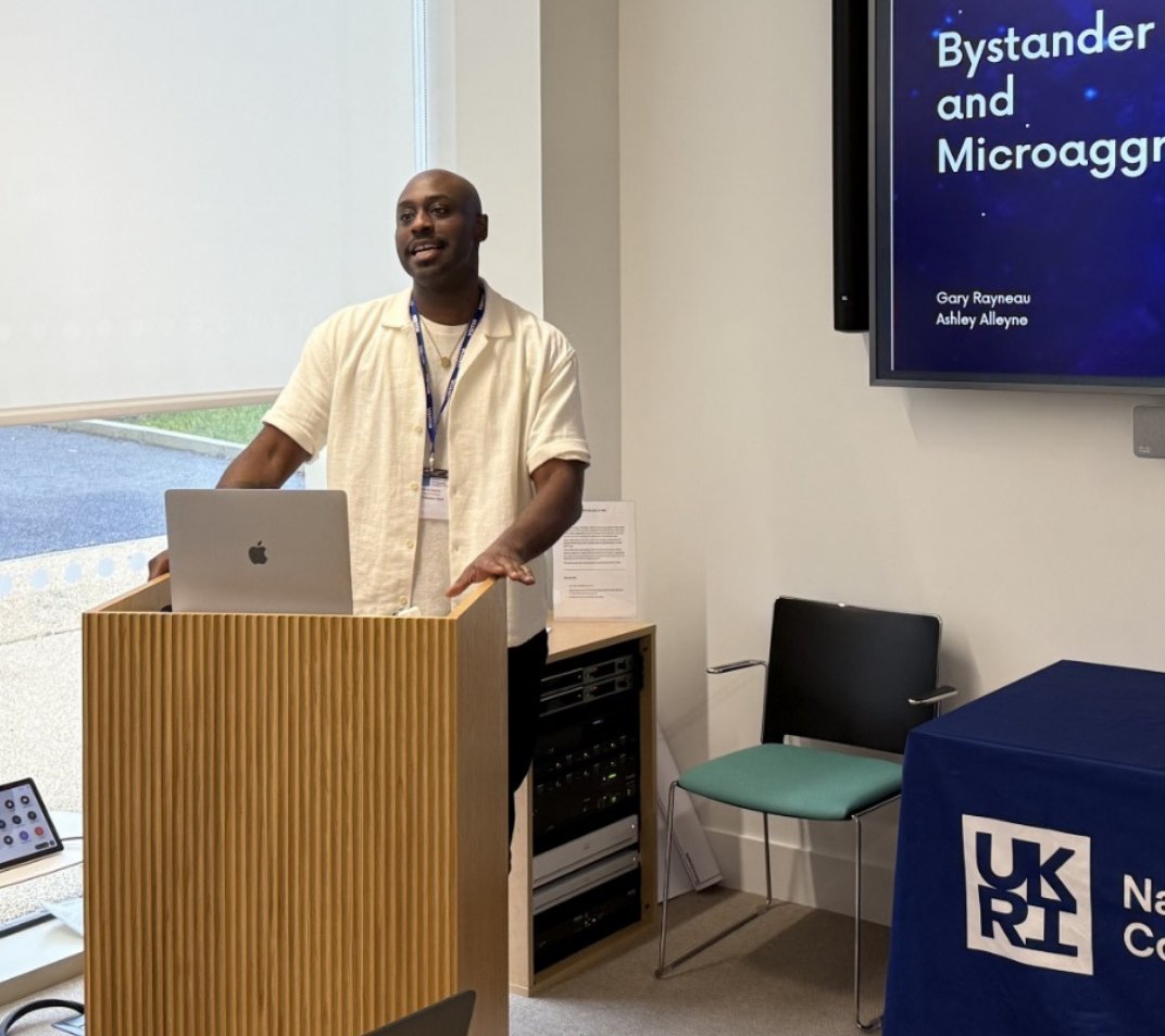 Ashley at UKRI keynote